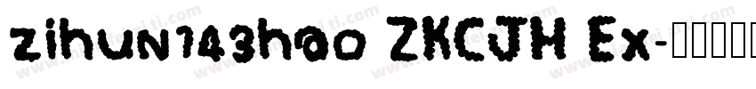 zihun143hao ZKCJH Ex字体转换